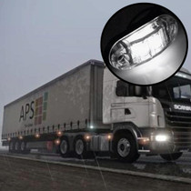 10 PCS DC 10-30V Car Truck Trailer Piranha 3-LED Side Marker Indicator Lights Bulb Lamp, Light Color: White