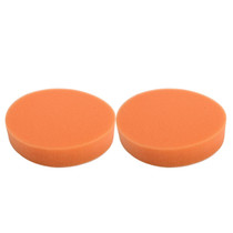 2 PCS Car Wax Sponge Round Shape Sponge High-density Waxing SpongeSize:12.5 x 12.5cm