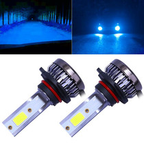 2 PCS 9005 DC9-36V / 36W / 8000K / 6000LM IP68 Car / Motorcycle Mini COB LED Headlight Lamps / Fog Light(Ice Blue Light)