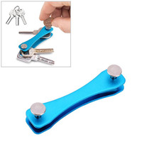 Portable Metal Key Storage Clip(Blue)