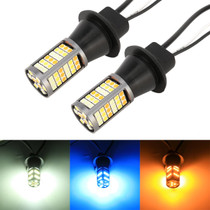 1156/BA15S DC12V 3.7W 81 SMD-3030-LEDs Three Color Car DRL&Turn Light, Length: 2m