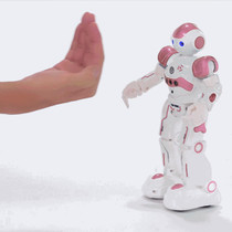 JJR/C R2 CADY WIDA RC Robot Gesture Sensor Dancing Intelligent Program Toy Gift for Children Kids Entertainment with Remote Control(Pink)