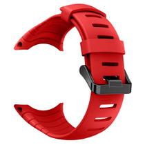 For Sunnto Core Series Square Steel Buckle Silicone TPU Watch Band(Red)