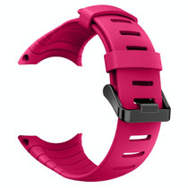 For Sunnto Core Series Square Steel Buckle Silicone TPU Watch Band(Magenta)