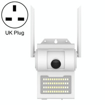 DP14 2.0 Million Pixels 1080P HD Wall Lamp Smart Camera, Support Full-color Night Vision / Motion Detection / Voice Intercom / TF Card, UK Plug