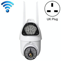 QX37 1080P WiFi High-definition Surveillance Camera Outdoor Dome Camera, Support Night Vision & Two-way Voice & Motion Detection(UK Plug)