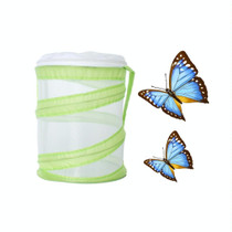 2 PCS Foldable Butterfly Insect Cage Small Feeding Cage(Green)