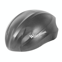 2 PCS WEST BIKING YP0708080 Mountain Road Bike Cycling Helmet Windproof Dustproof Reflective Rainproof Cover, Size: Free Size(Dark Grey)