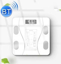 Smart Bluetooth Weight Scale Home Body Fat Measurement Health Scale Solar + Charge Model(Curve White)