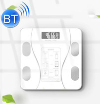 Smart Bluetooth Weight Scale Home Body Fat Measurement Health Scale Battery Model(Curve White)