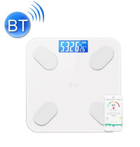 Smart Bluetooth Weight Scale Home Body Fat Measurement Health Scale Charge Model(White True Class)