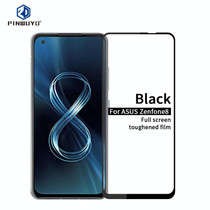 For Asus Zenfone 8 / ZS590KS PINWUYO 9H 2.5D Full Screen Tempered Glass Film(Black)