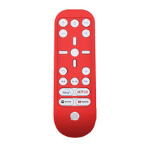 2 PCS Remote Control Silicone Protective Cover Is Suitable For PS5 Media Remote( Red)