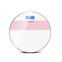 Body Weight Scale USB Home Body Fat Scale Charging Version(White Pink)