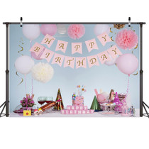2.1m X 1.5m One Year Old Birthday Photography Background Party Decoration Hanging Cloth(587)