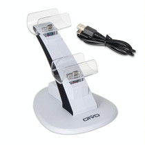 OIVO IV-P5234 Gamepad Aircraft Two-Seater Charger For PS5(White)