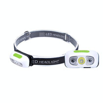 Smart Sensor Outdoor USB Headlight LED Portable Strong Light Night Running Headlight, Colour: White 3W 100LM