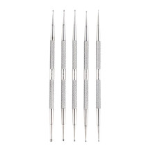 SKU000603 2 Sets Stainless Steel Alloy Nail Point Drill Pen