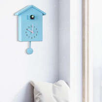 T60 Cuckoo Clock The Bird Reports On The Hour Clock, Colour: Blue