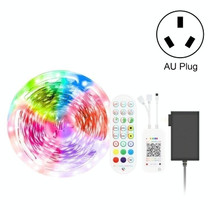 5M 300 LEDs Bluetooth Suit Smart Music Sound Control Light Strip Waterproof 5050 RGB Colorful Atmosphere LED Light Strip With 24-Keys Remote Control(AU Plug)