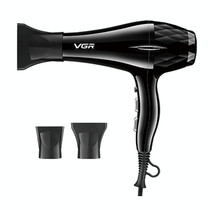 VGR V-413 2200W Negative Ion Hair Dryers with 6 Gear Adjustment, Plug Type: EU Plug (Black)