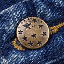 20 PCS 17mm Jeans Buttons Nail-Free Adjustable And Detachable Buttons, Colour: Style 30