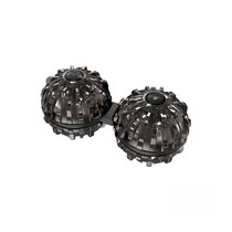 Siamese Massage Ball Fingertip Spinner Toy Decompression Artifact(Black)