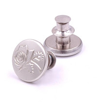 20 PCS 17mm Jeans Buttons Nail-Free Adjustable And Detachable Buttons, Colour: Style 9