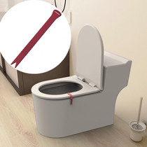 5 PCS TG01 Silicone Streamer Toilet Seat Cover Lifter(Wine Red)
