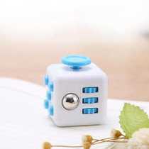 3 PCS Decompression Cube Toy Adult Decompression Dice, Colour: White+Blue