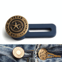 15 PCS 17mm Nail-Free Detachable Button Jeans Retractable Button Universal Extension Button(Style 13)