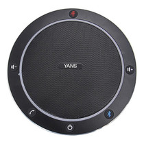 YANS YS-M61Y Video Conference Bluetooth Omnidirectional Microphone(Black)