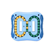2 PCS Rotating Magic Bean Fingertip Magic Cube Children Finger Top Intellectual Toy(Blue)