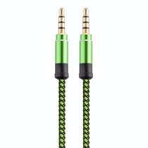 3.5mm Male To Male Car Stereo Gold-Plated Jack AUX Audio Cable For 3.5mm AUX Standard Digital Devices, Length: 3m(Green)