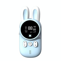 Children Voice Transmission Intercom Handheld Wireless Communication 3 Kilometers Parent-Child Educational Interactive Toy( Blue)