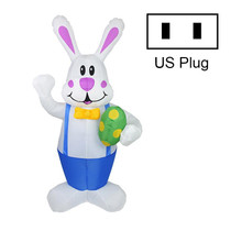 HC-FHJ-12002 Easter Decoration Cartoon Inflatable Model 1.9m Inflatable Rabbit Holiday Venue Layout(US Plug)