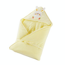 85x85 120g Baby Cotton Soft Swaddling Quilt Thickness Optional(Yellow)