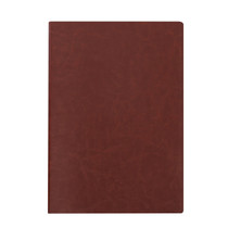 2 PCS Imitation Leather Business Notebook Retro Notebook, Cover color: Brown, Specification: A5