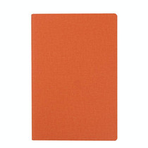 2 PCS Business Notebook PU Notepad Student Diary Book, Specification: A5(Orange)