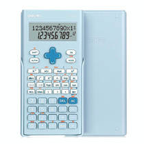 Deli 1700 Scientific Calculator Portable And Cute Student Calculator(Blue)