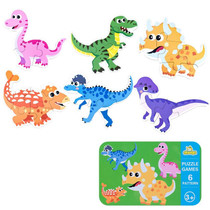 DUOQU Children Early Education Picture Puzzle Toy Box Set(Dinosaur)