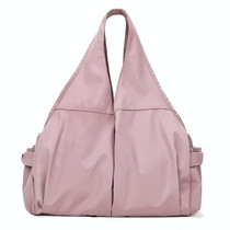 Female Dry And Wet Separation Sports Gym Bag Handbag Duffel Bag Short Distance Light Swimming Bag(Light Pink)