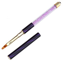 3 PCS Cat Eye Pen Barrel Painted Pen With Diamond Light Therapy Nail Tool Light Therapy Pen(2# Purple Stripes (Gradient))