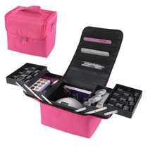 Removable Simple Portable Makeup Beauty Nail Storage Box (Pink)