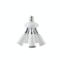 E27 to E27 Splitter Adjustable LED Light Bulb Holder Adapter Converter Socket Light Bulb Holder, type:5 In 1