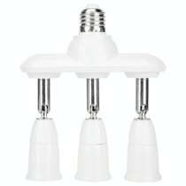 1 to 3 E27 to E27 Socket Distributor Adjustable Converter E27 LED Bulb Holder(3 in 1)