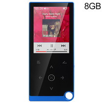 E05 2.4 inch Touch-Button MP4 / MP3 Lossless Music Player, Support E-Book / Alarm Clock / Timer Shutdown, Memory Capacity: 8GB without Bluetooth(Blue)