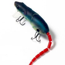 15.5cm15.5g Broken Mouse Minnow Bait Lure Hard Bait Fake Bait Fishing Tackle( No. 5 Green)