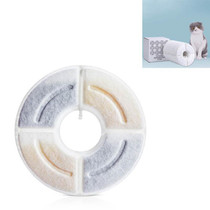 Round Pet Automatic Water Dispenser Filter Core High Iodine Value Coconut Shell Activated Carbon Filter Cotton, Specification: 12 PCS/Box