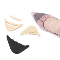 1 Pair Thickened Reduced Size Detachable Corrugated Soft Summer Forefoot Pad Toe Plug, Random Color Delivery